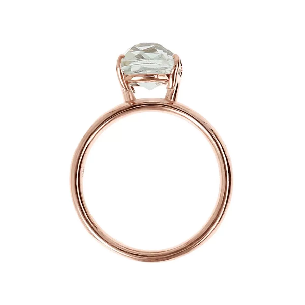 Cheap Anello Cocktail In Oro 9Kt Con Pietra Naturale Rettangolare Anelli