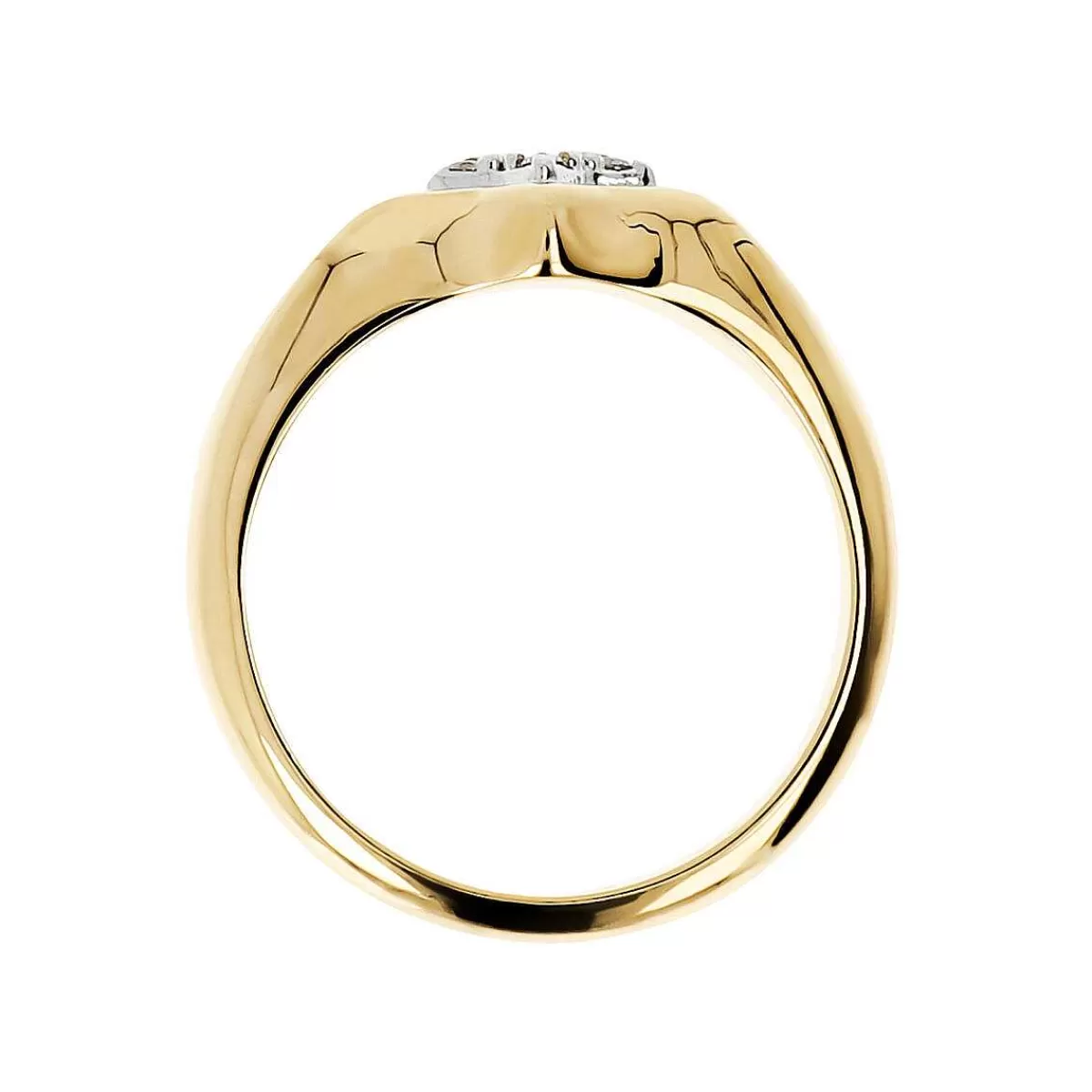 Flash Sale Anello Dorato Con Stella In Pave Di Cubic Zirconia Anelli