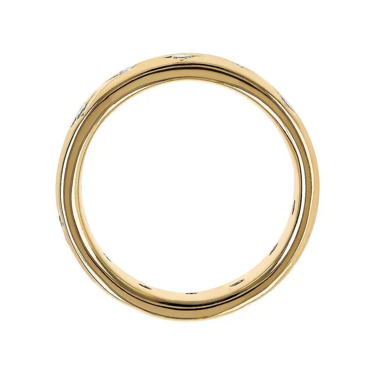 Best Sale Anello Etoile Dorato Con Punti Luce In Cubic Zirconia Anelli