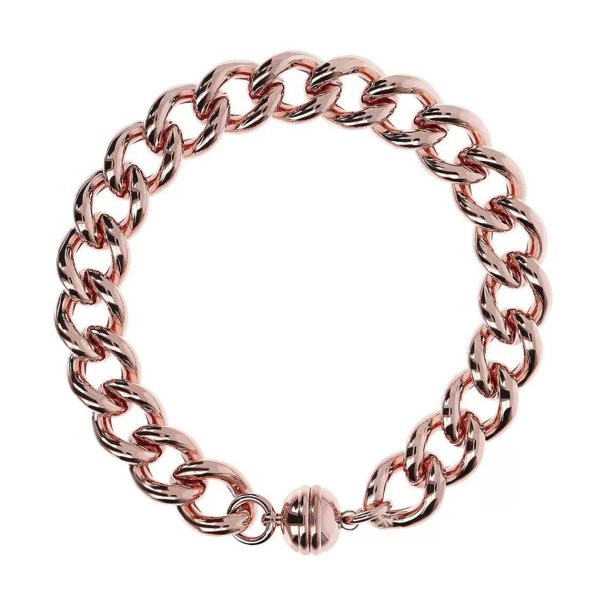 New Bracciale A Catena Barbazzale Spessa Taglio Diamante Bracciali