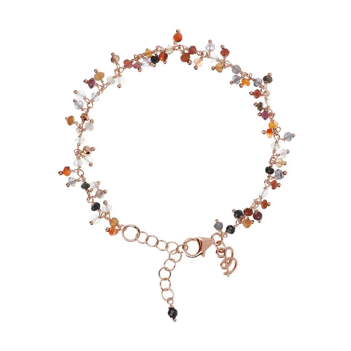 Store Bracciale Con Piccoli Charms In Quarzo Multicolor Bracciali