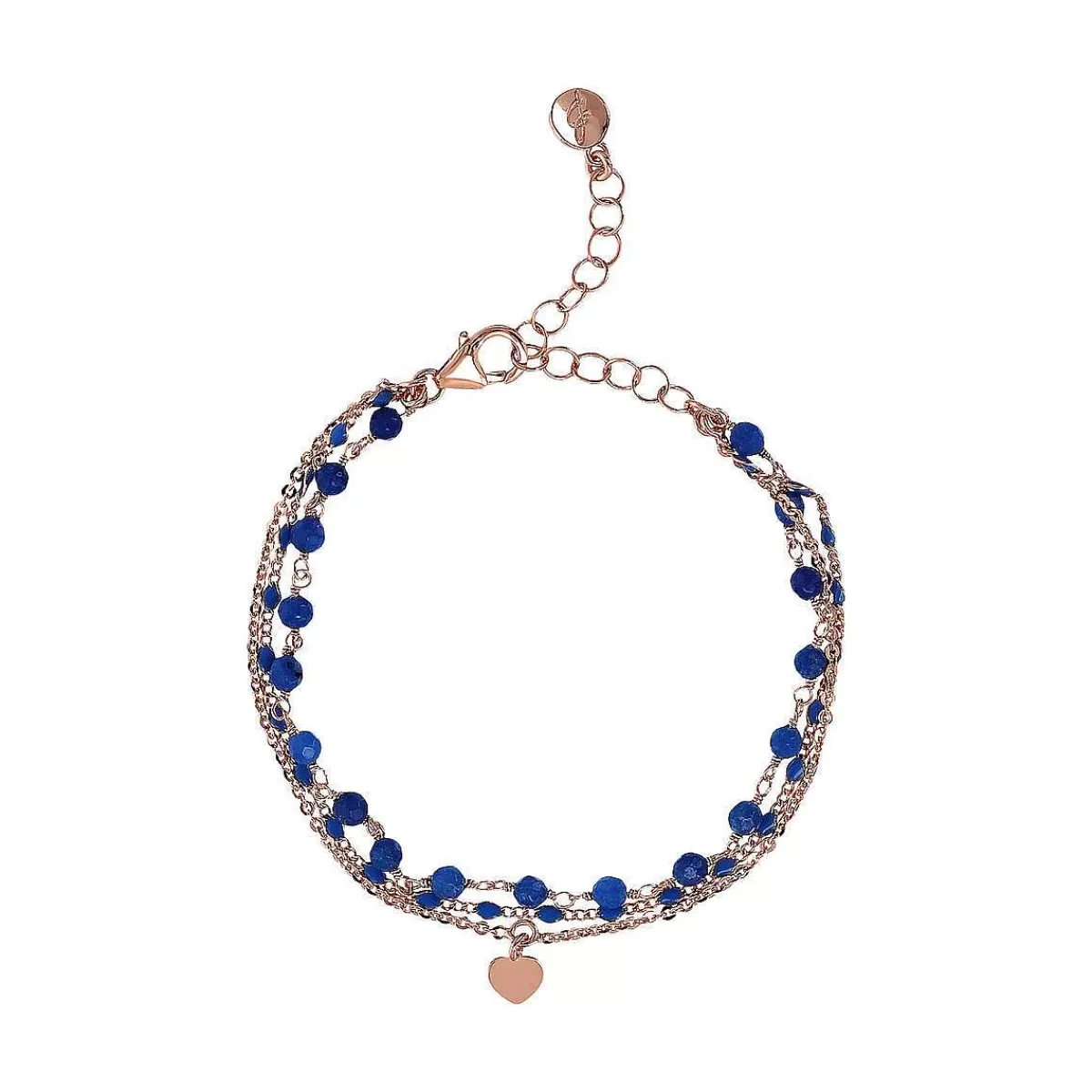 Online Bracciale Rosario Multifilo A Catena Con Smalto E Pendente Cuore Bracciali