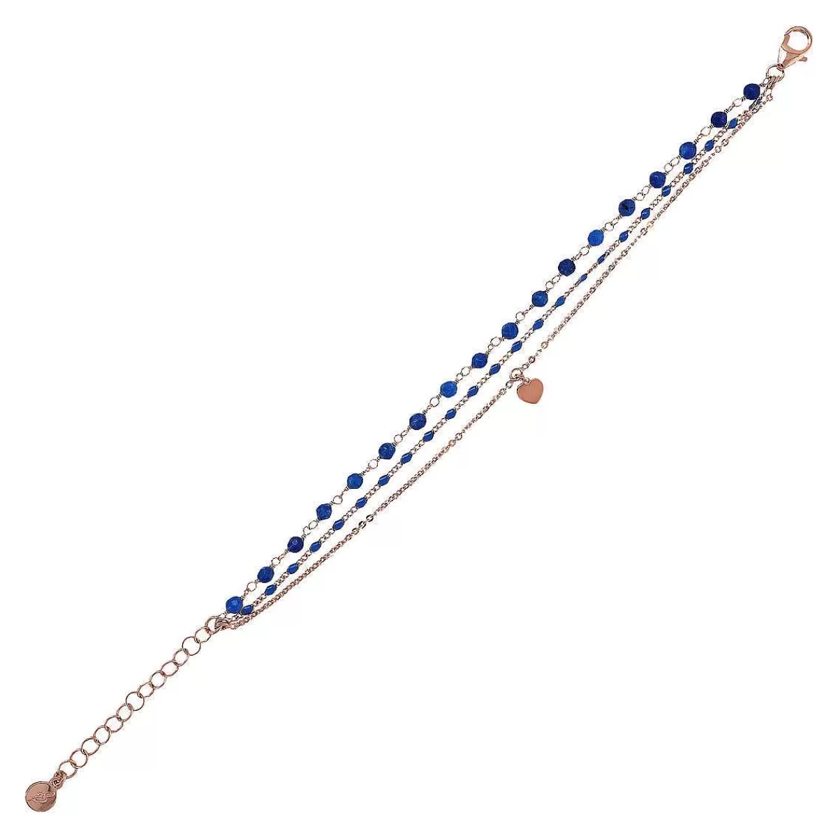 Online Bracciale Rosario Multifilo A Catena Con Smalto E Pendente Cuore Bracciali