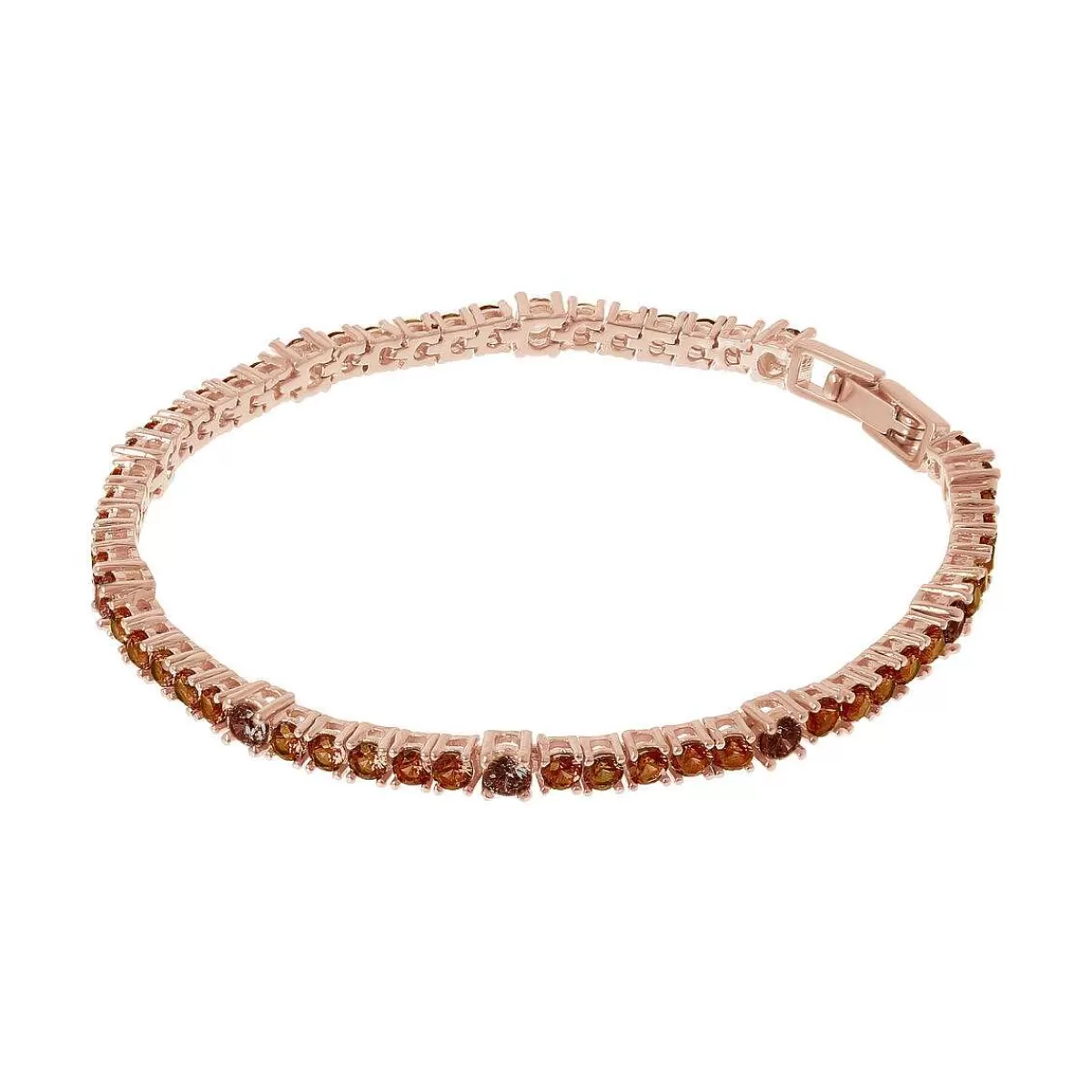 Best Sale Bracciale Tennis Bicolore Con Cubic Zirconia Bracciali