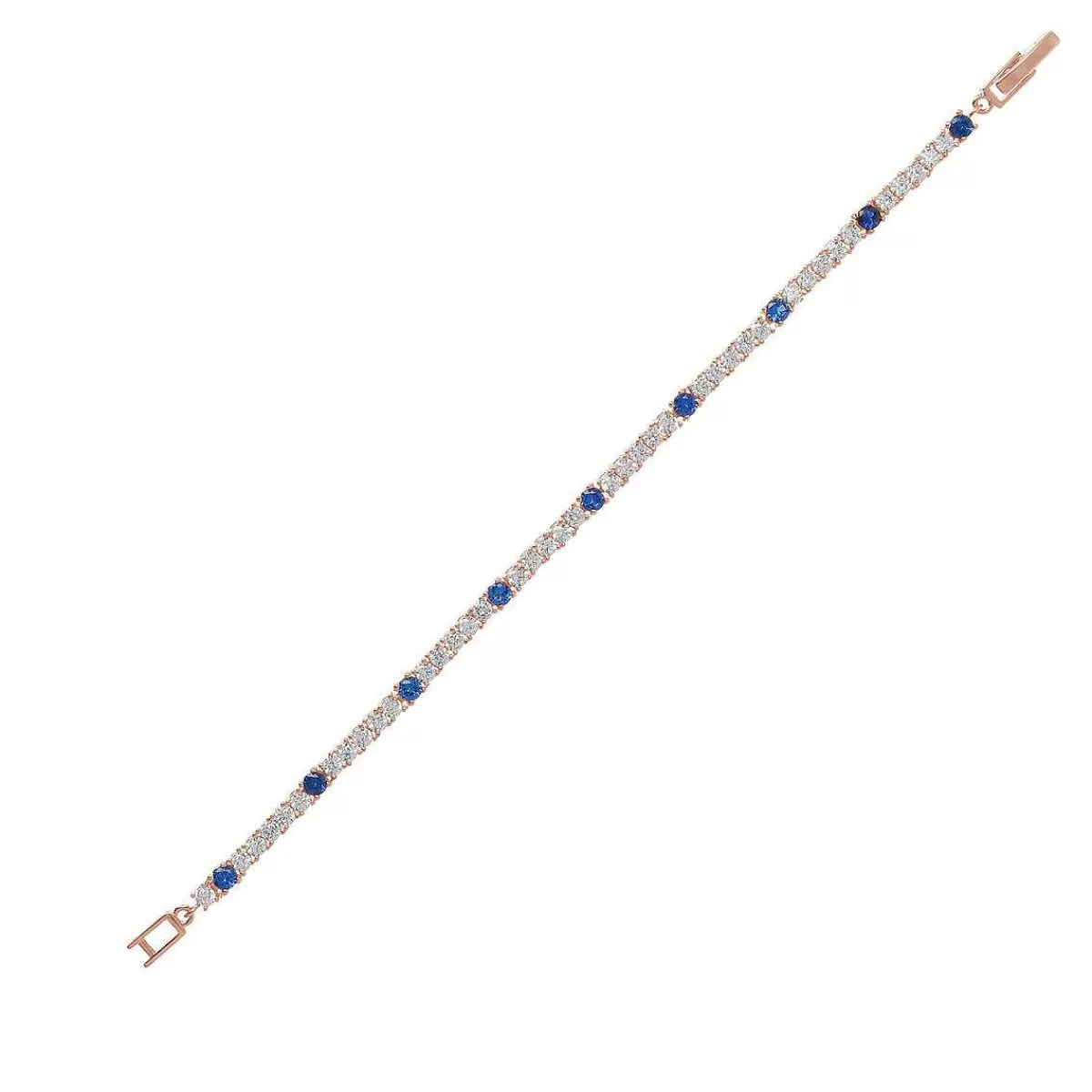 Best Sale Bracciale Tennis Bicolore Con Cubic Zirconia Bracciali