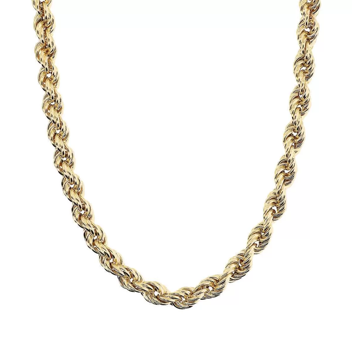Fashion Collana A Catena In Corda Dorata Collane