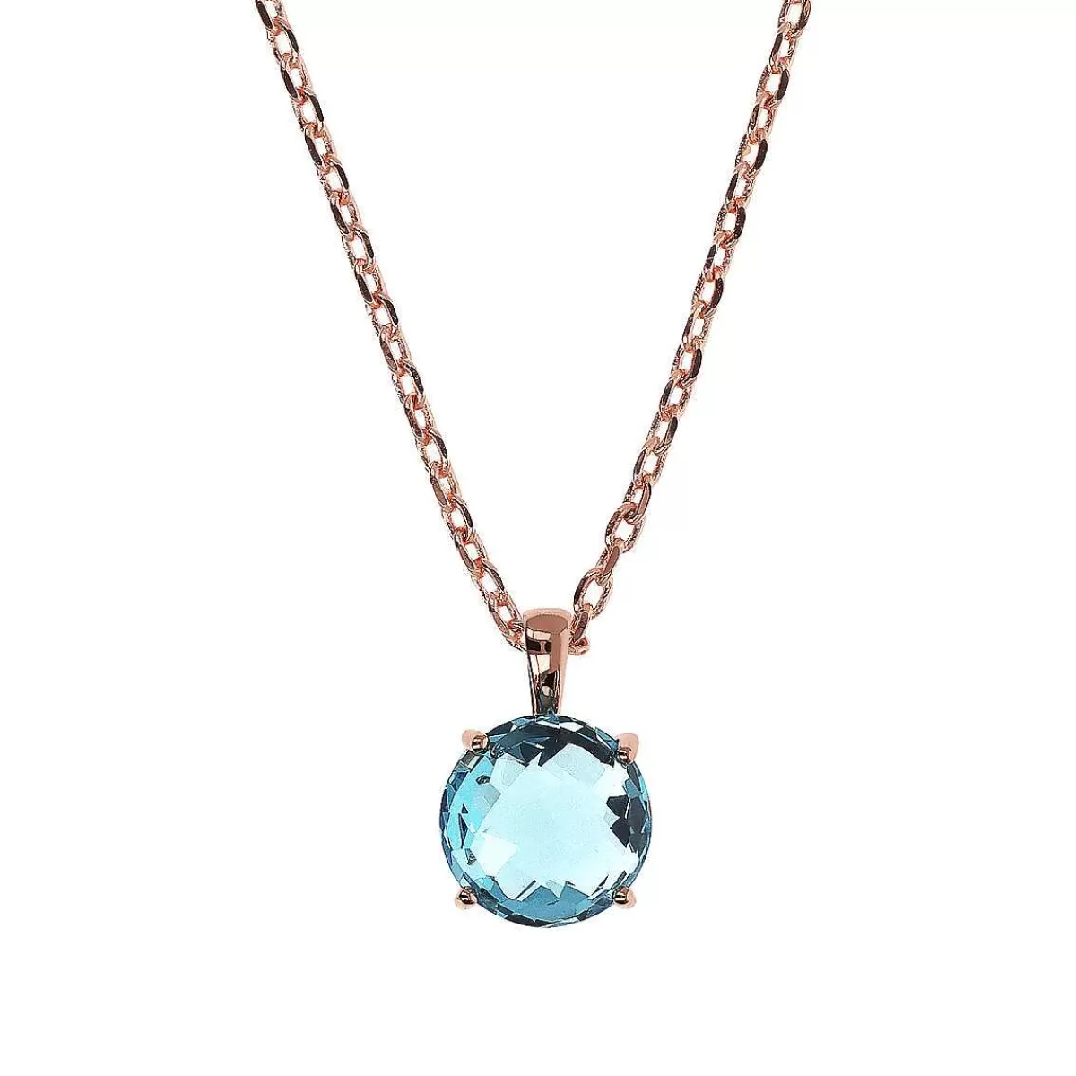 Clearance Collana A Catena Rolo Con Pendente A Prisma Con Taglio A Mosaico Collane