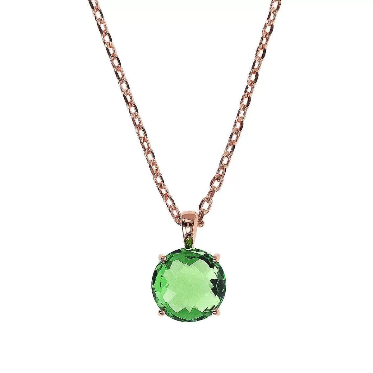 Clearance Collana A Catena Rolo Con Pendente A Prisma Con Taglio A Mosaico Collane