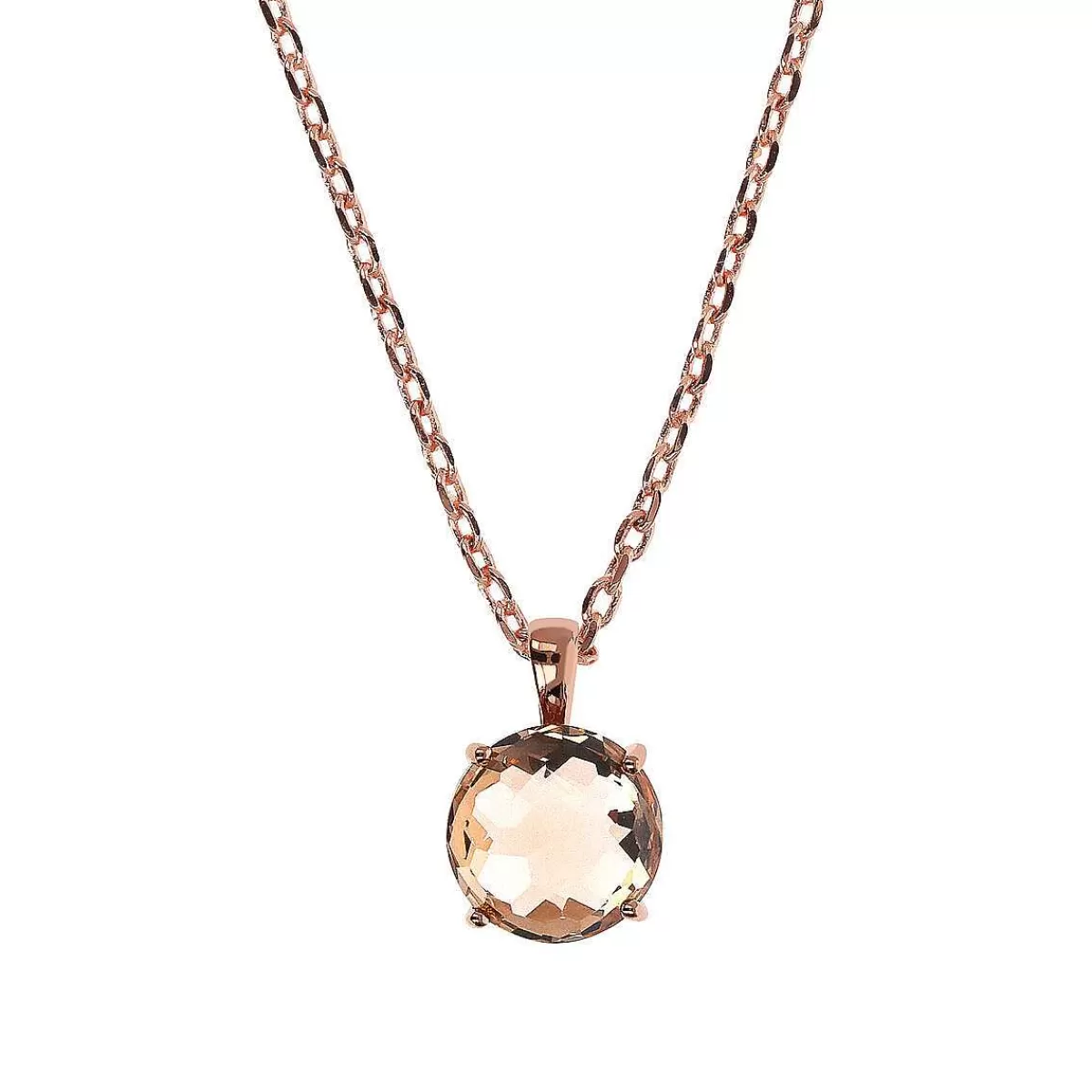 Clearance Collana A Catena Rolo Con Pendente A Prisma Con Taglio A Mosaico Collane