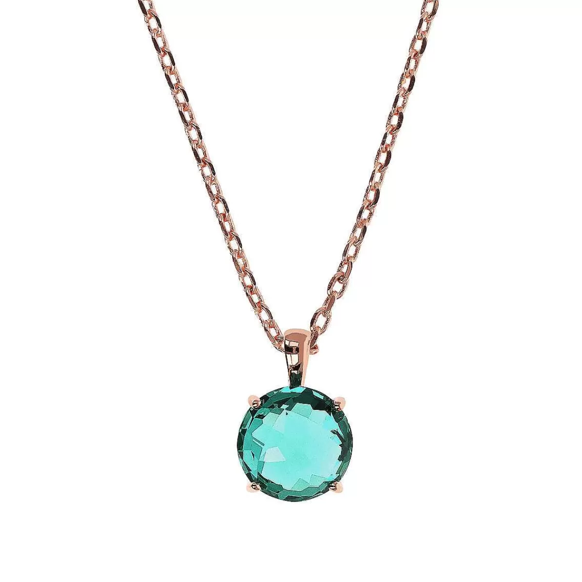 Clearance Collana A Catena Rolo Con Pendente A Prisma Con Taglio A Mosaico Collane