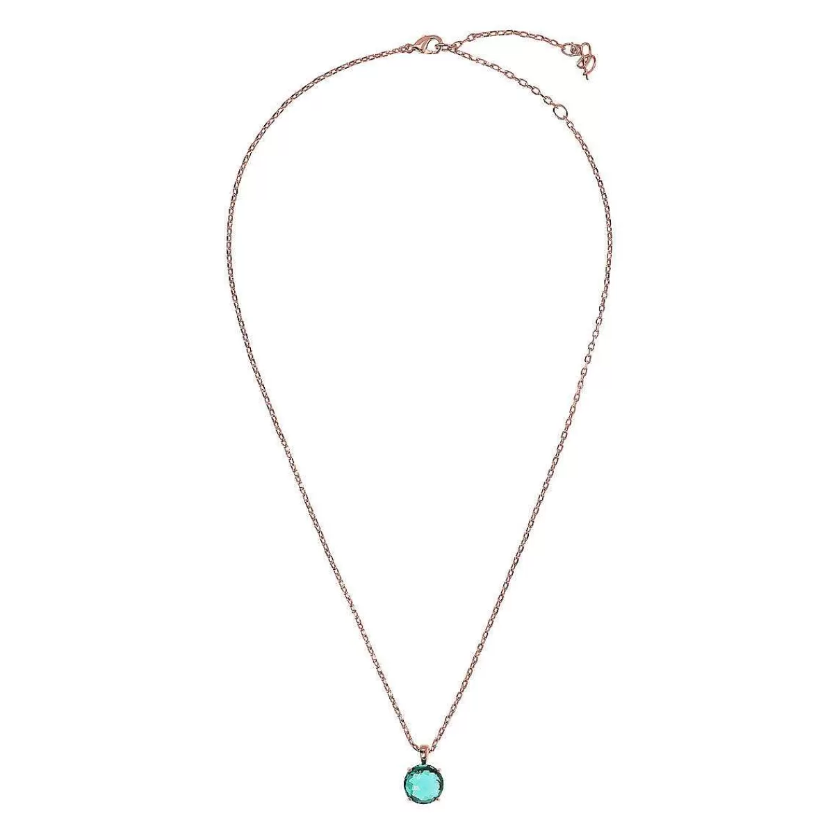 Clearance Collana A Catena Rolo Con Pendente A Prisma Con Taglio A Mosaico Collane