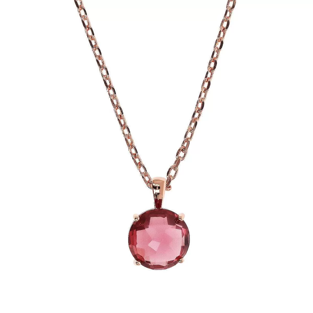 Clearance Collana A Catena Rolo Con Pendente A Prisma Con Taglio A Mosaico Collane