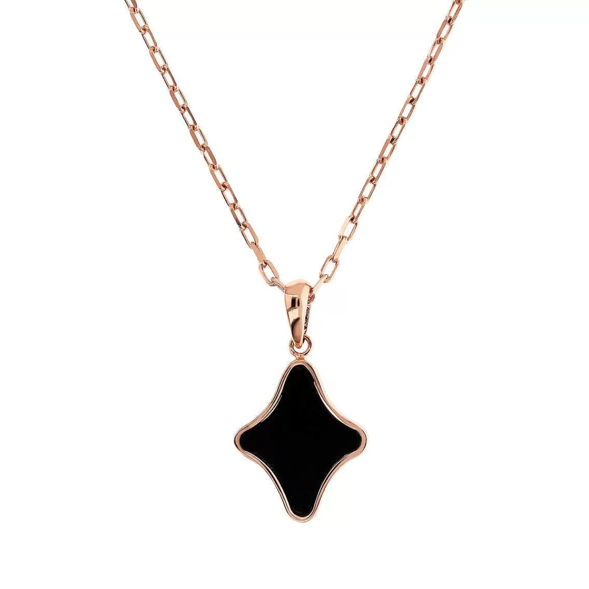 Cheap Collana Catena Forzatina Con Pendente Etoile In Pietra Naturale Collane