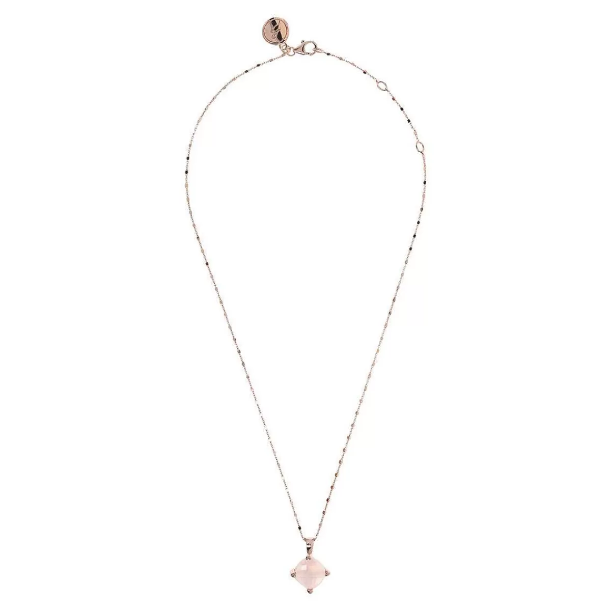 Cheap Collana Con Pendente In Pietra Naturale E Castoni A Cuore Collane