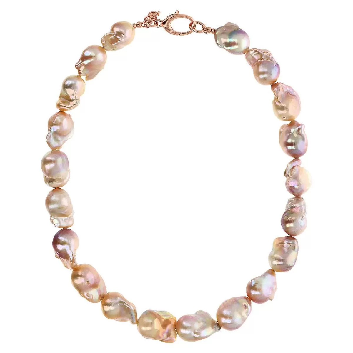 Online Collana Con Perle Barocche D'Acqua Dolce Multicolor Collane
