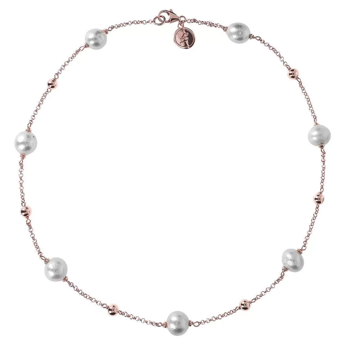 Clearance Collana Con Sfere E Perle Coltivate D'Acqua Dolce O 10 Mm Collane