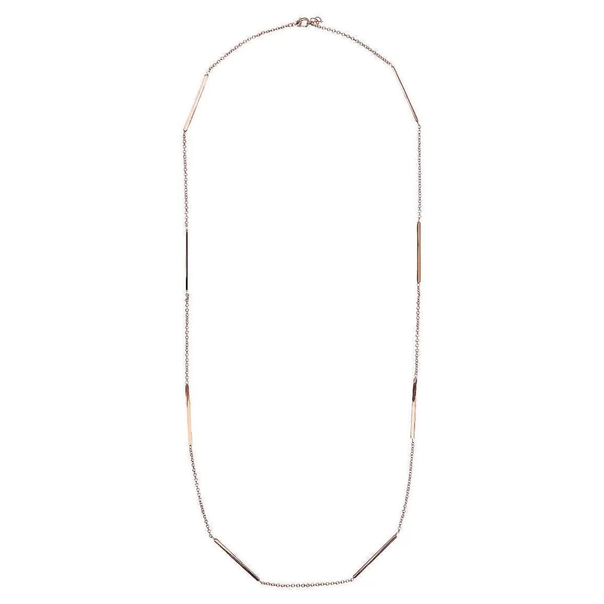 Sale Collana Lunga A Catena Rolo E Molletta Collane