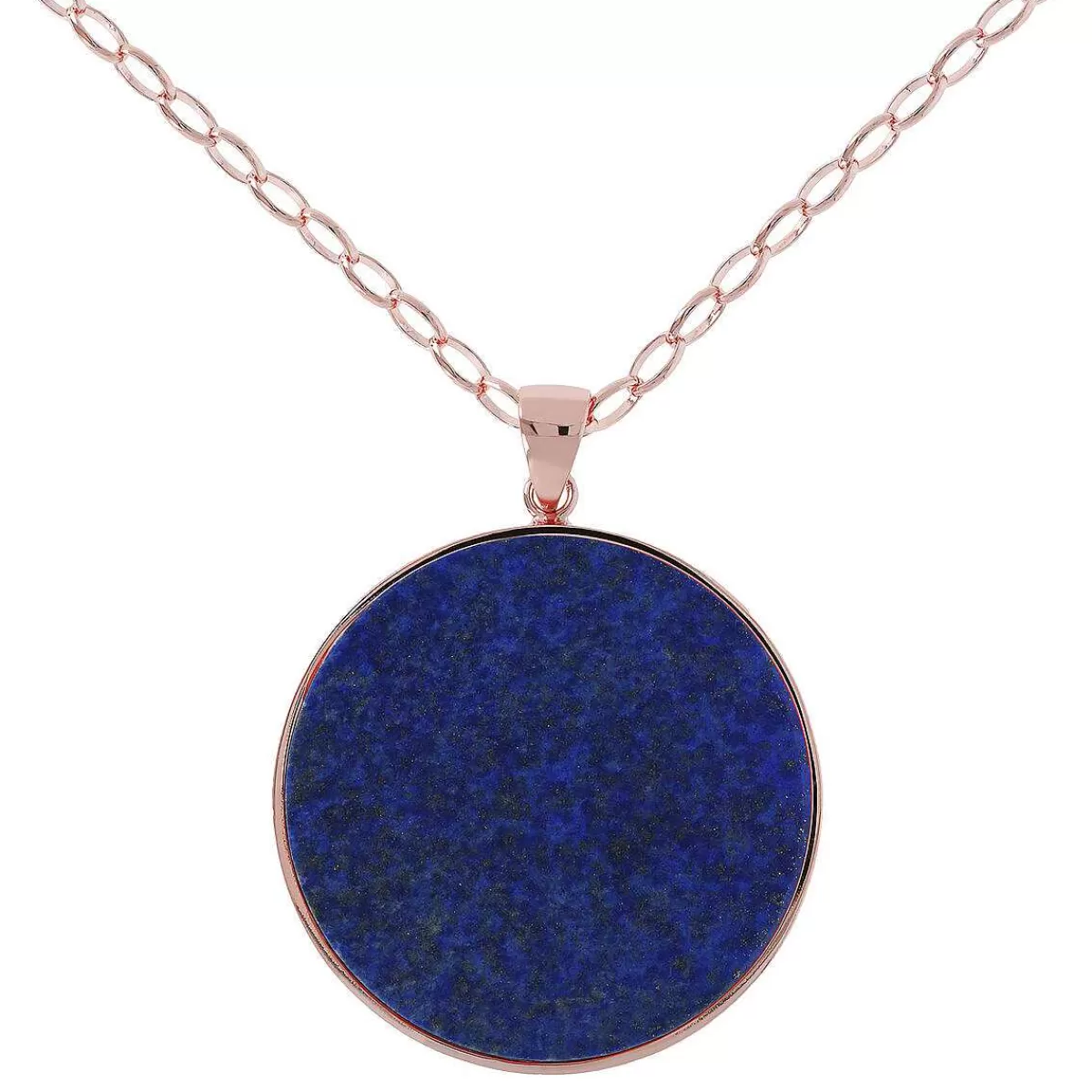 Best Collana Lunga Con Pendente A Disco Grande In Pietra Naturale Collane