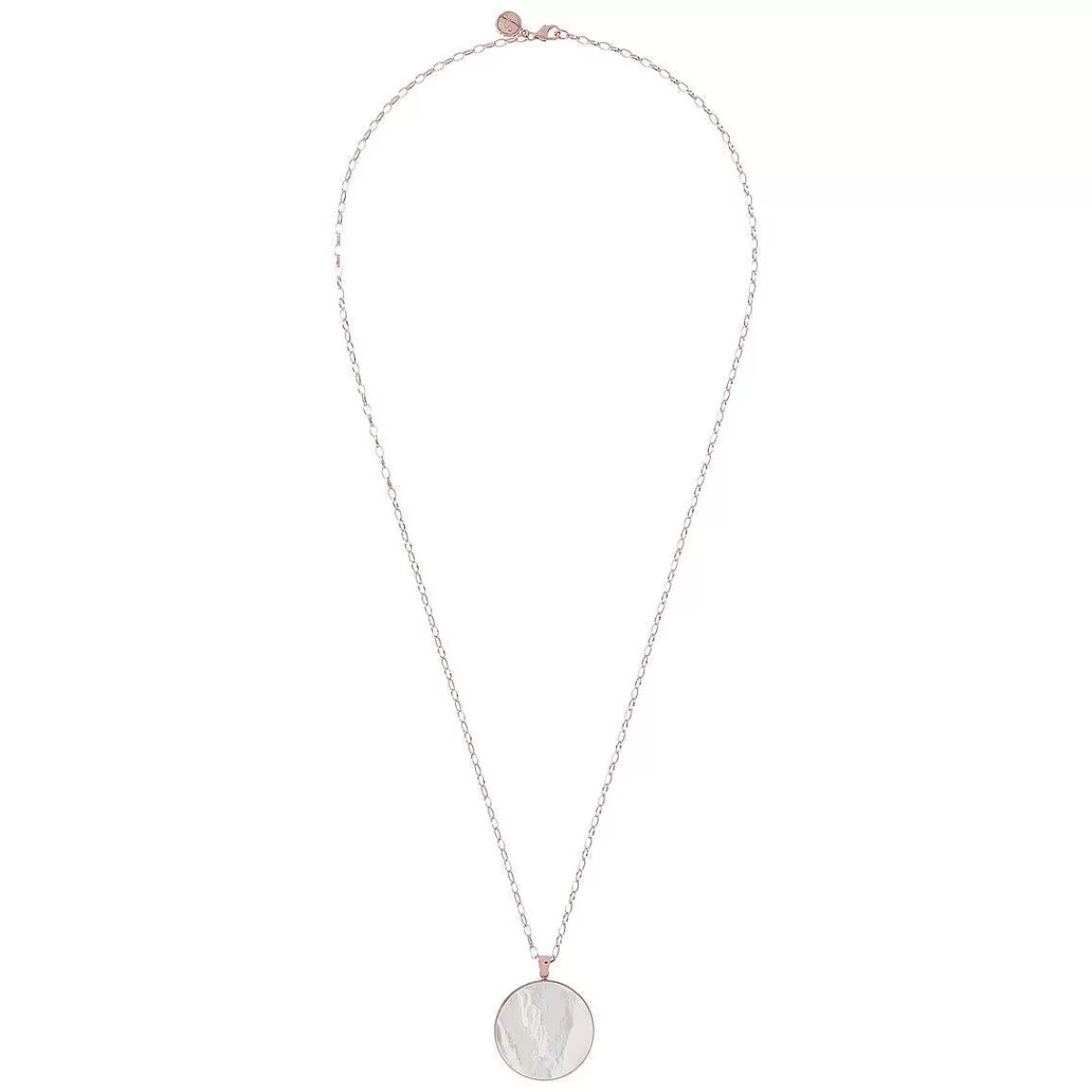 Best Collana Lunga Con Pendente A Disco Grande In Pietra Naturale Collane