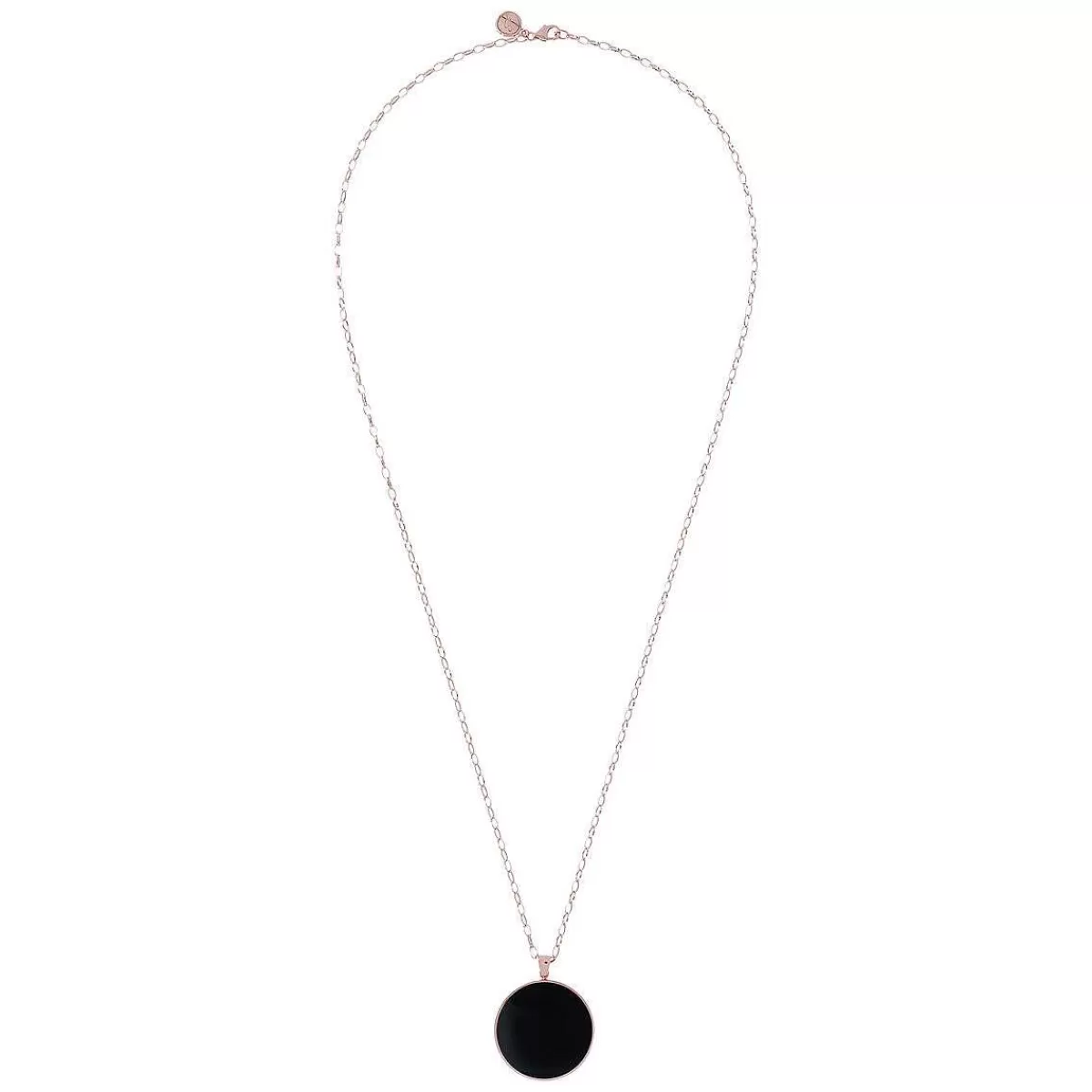 Best Collana Lunga Con Pendente A Disco Grande In Pietra Naturale Collane