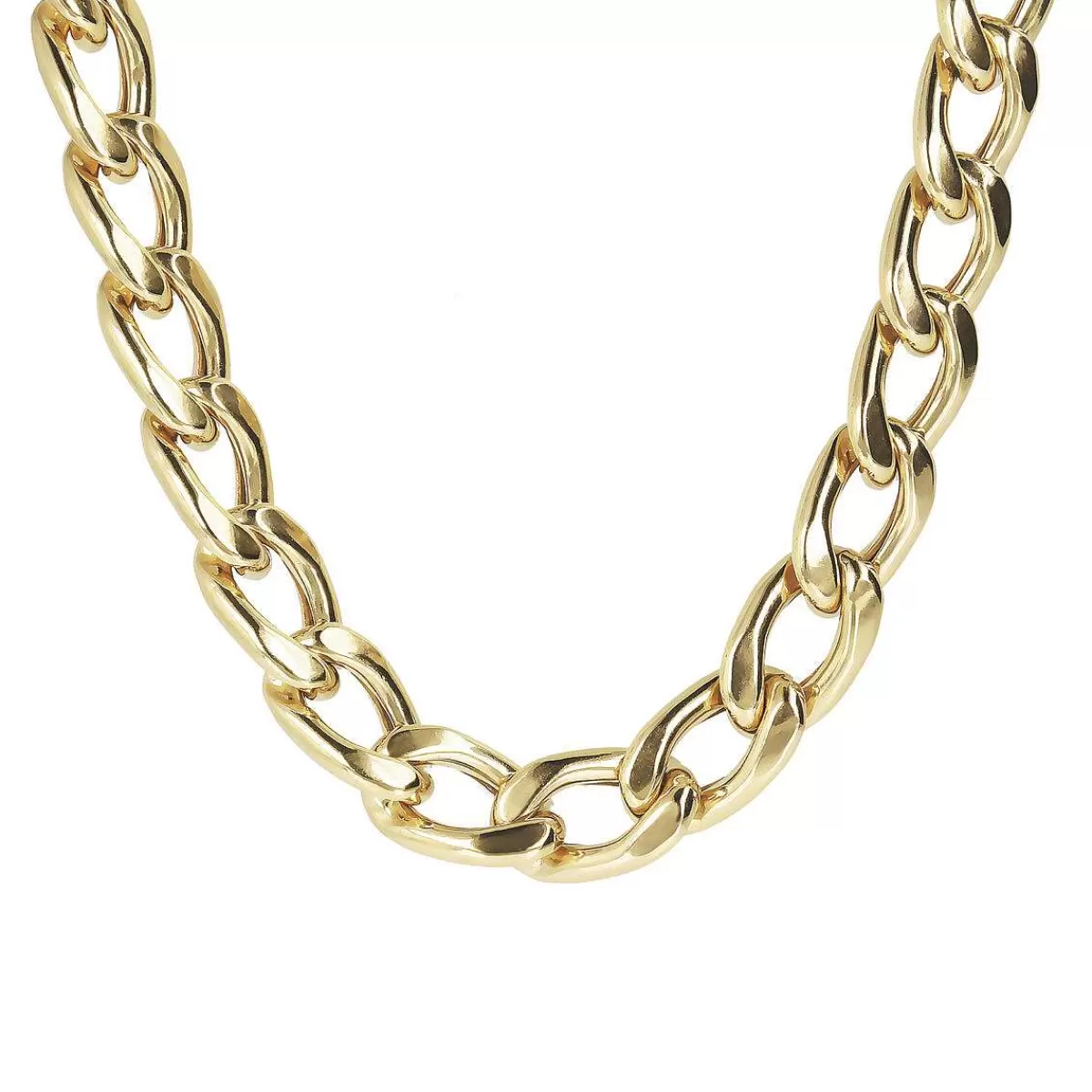 Discount Collana Maxi Catena Barbazzale Dorata Collane