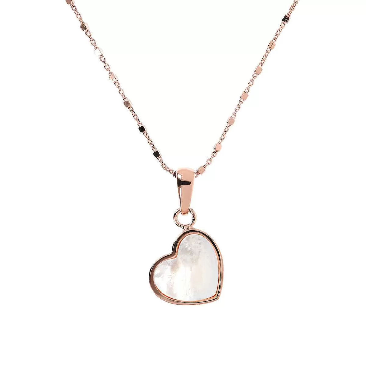 Cheap Collana Rosario Con Ciondolo Cuore Piccolo In Pietra Naturale Collane