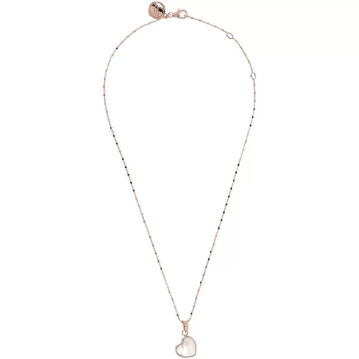 Cheap Collana Rosario Con Ciondolo Cuore Piccolo In Pietra Naturale Collane