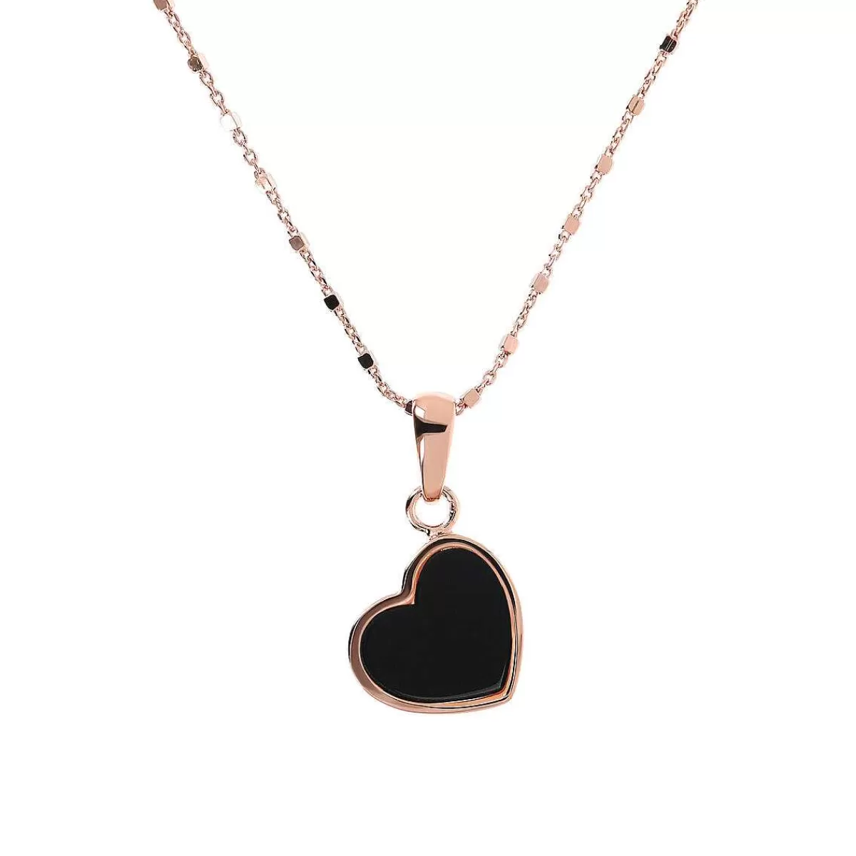 Cheap Collana Rosario Con Ciondolo Cuore Piccolo In Pietra Naturale Collane