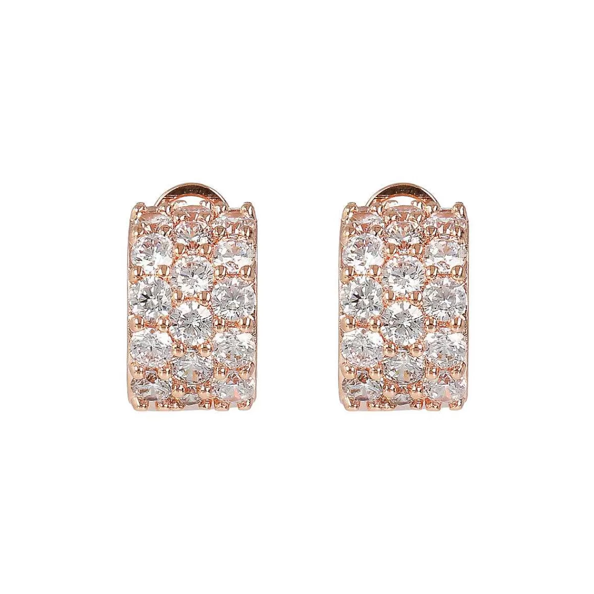 Best Sale Orecchini A Cerchio Con Pave Di Spinello Nero O Cubic Zirconia Orecchini