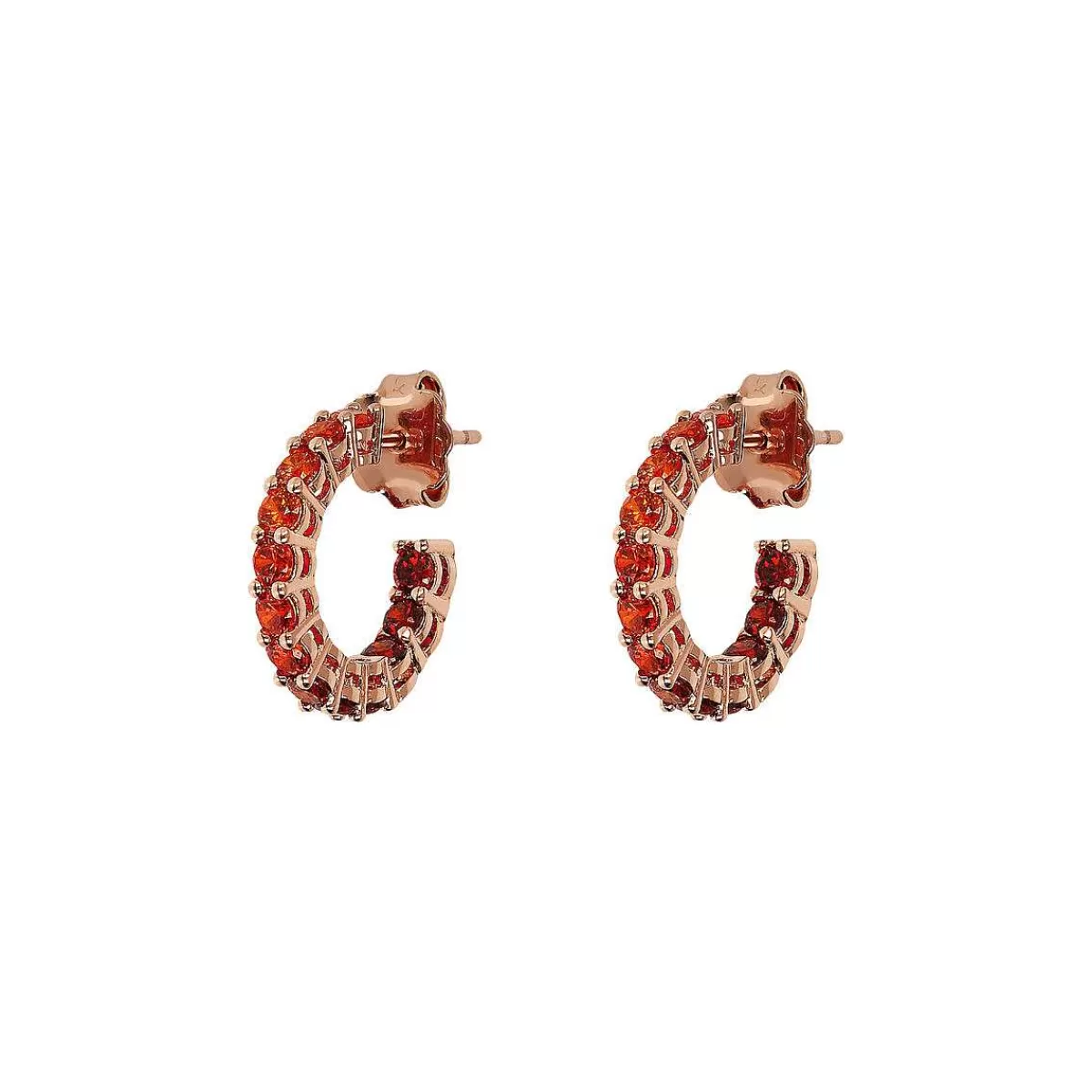 Best Orecchini A Cerchio Piccoli Con Cubic Zirconia Effetto Degrade Orecchini
