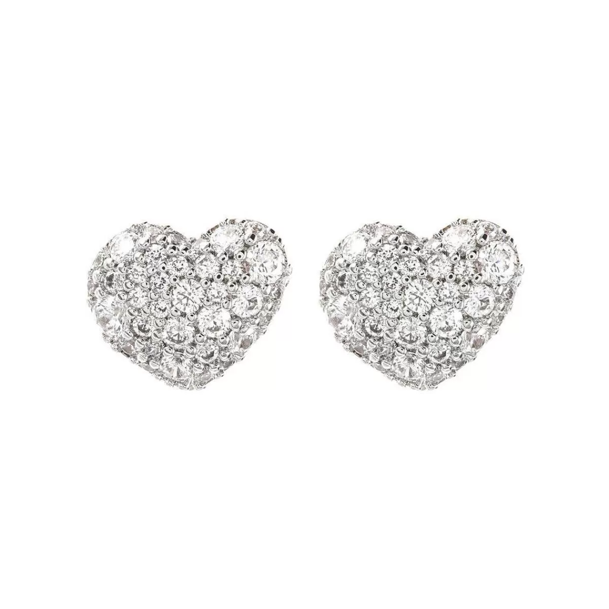 Cheap Orecchini Cuore A Lobo Con Pave Di Cubic Zirconia Orecchini