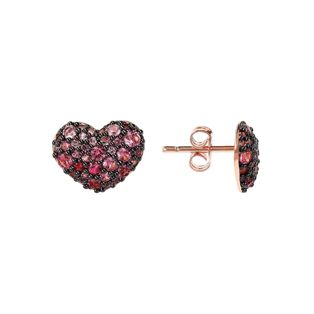 Cheap Orecchini Cuore A Lobo Con Pave Di Cubic Zirconia Orecchini