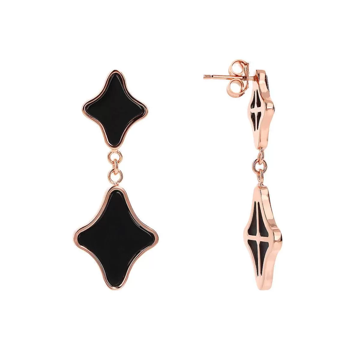 Flash Sale Orecchini Pendenti Con Doppia Etoile In Pietra Naturale Orecchini