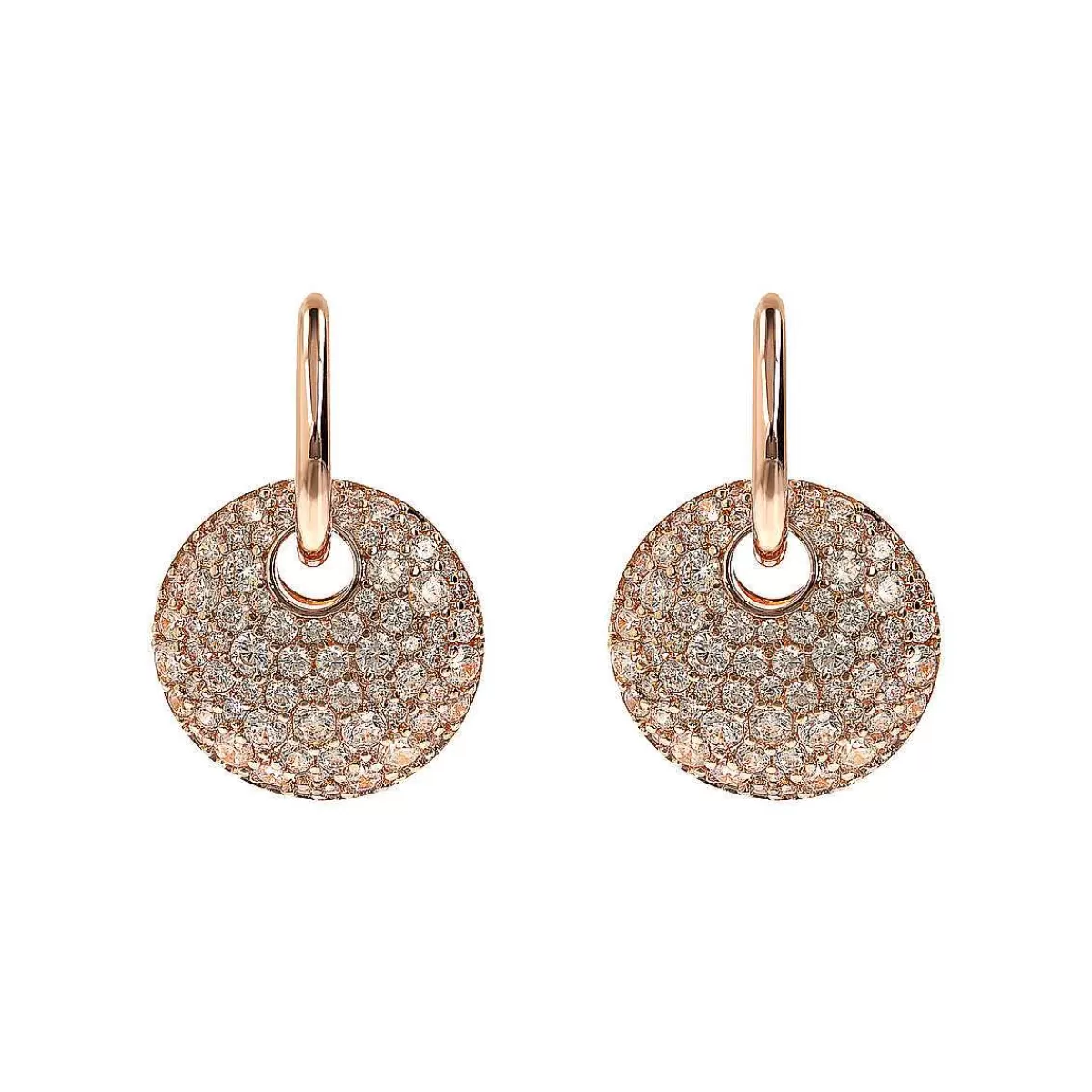 Best Orecchini Pendenti Con Trafori Rotondi E Pave Di Cubic Zirconia Orecchini