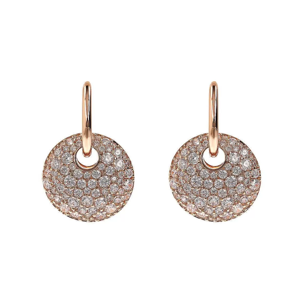 Best Orecchini Pendenti Con Trafori Rotondi E Pave Di Cubic Zirconia Orecchini