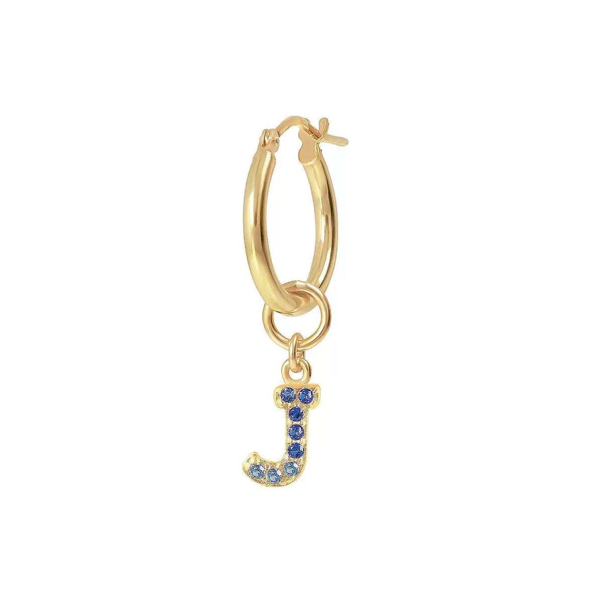 Flash Sale Orecchino Pendente Dorato Con Lettera In Pave Di Zirconi Orecchini